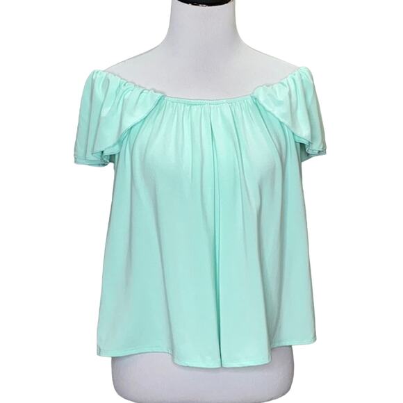 Naked Princess Amanda Tulip Sleeve Top Mint NWT - Picture 1 of 7
